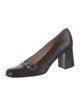 Gucci Horsebit Accent Leather Pumps