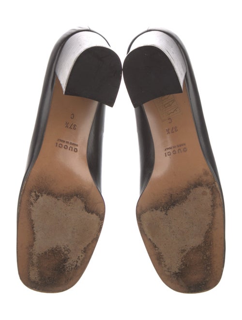 Gucci Horsebit Accent Leather Pumps