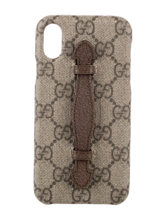 Gucci GG Supreme Printed iPhone Case