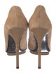 Gucci Bamboo Accent Suede Pumps