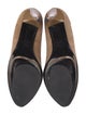 Gucci Bamboo Accent Suede Pumps