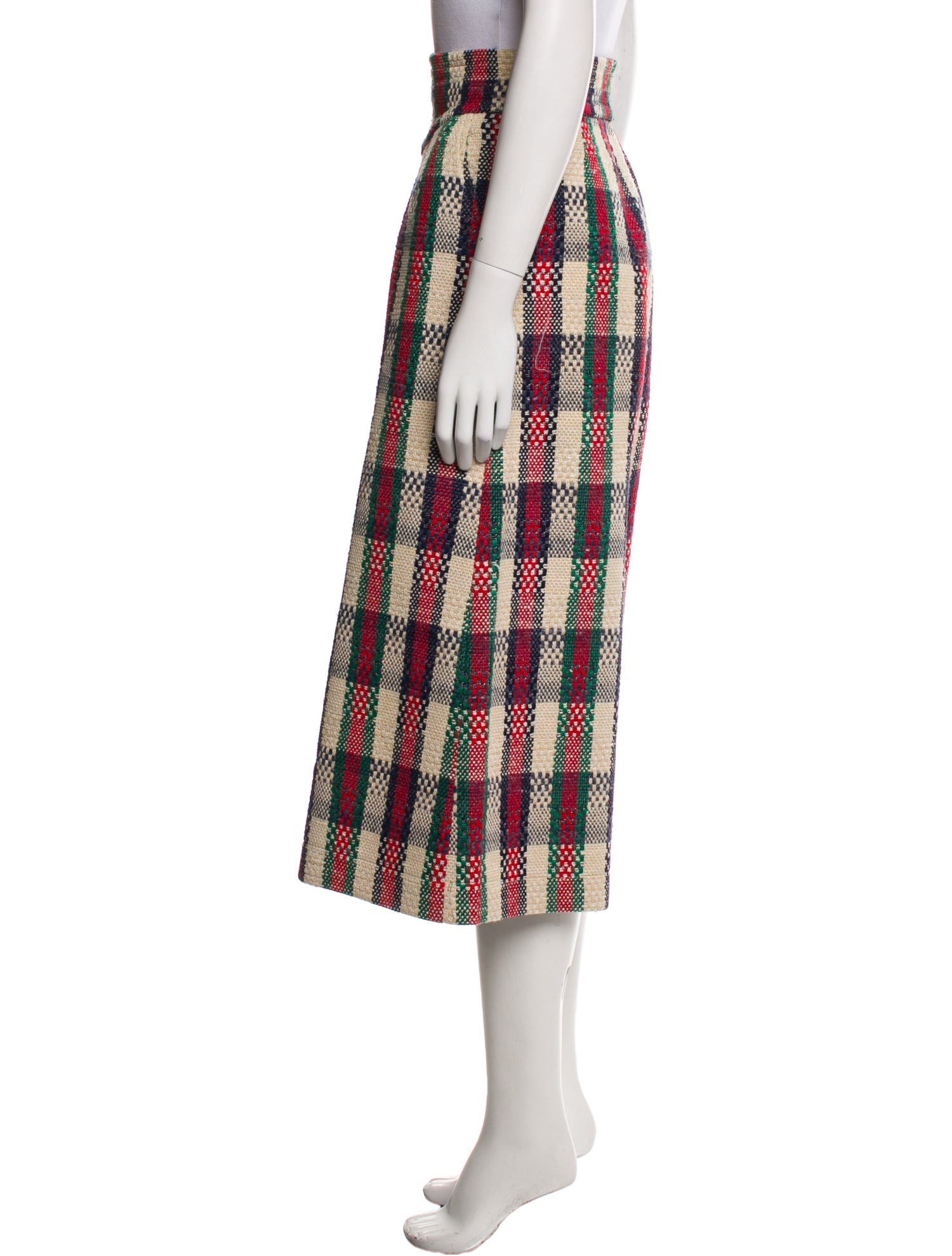 Gucci Tweed Wide Leg Pants