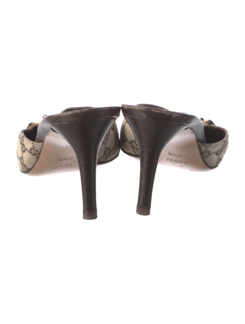 Gucci GG Canvas Canvas Mules