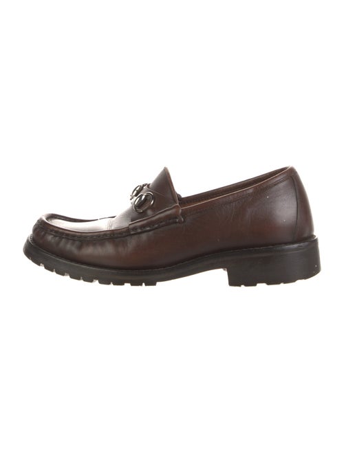 Gucci Horsebit Accent Leather Loafers