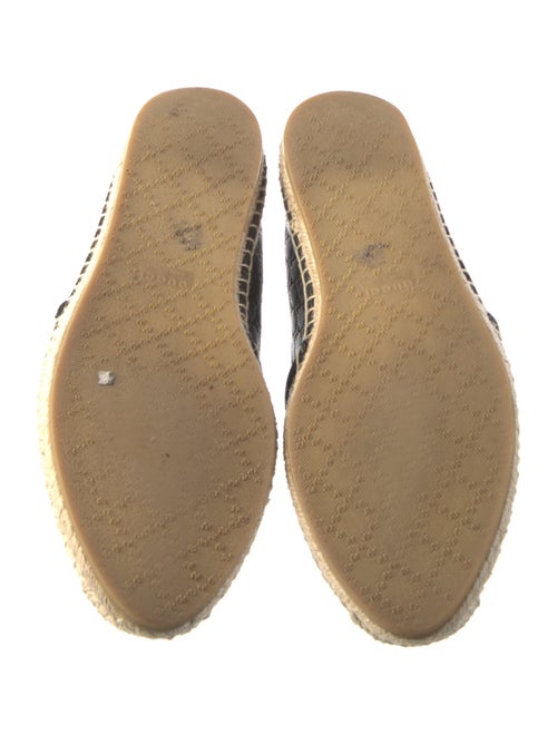 Gucci GG Supreme Leather Espadrilles