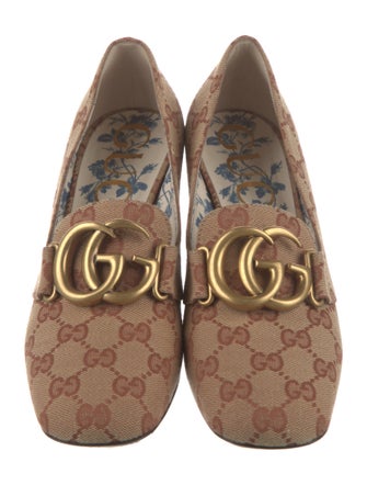 Gucci GG Canvas Canvas Pumps