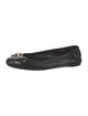Gucci Horsebit Accent Leather Ballet Flats