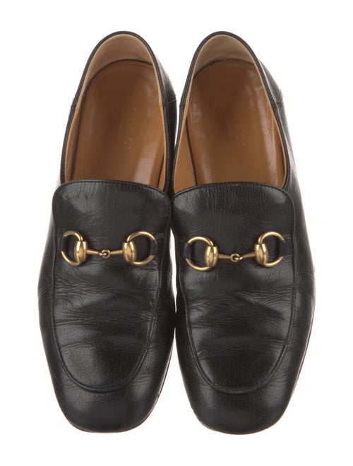 Gucci Horsebit Accent Leather Loafers