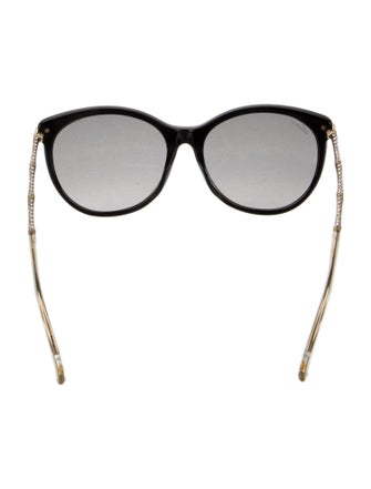 Gucci Interlocking G Logo Round Sunglasses