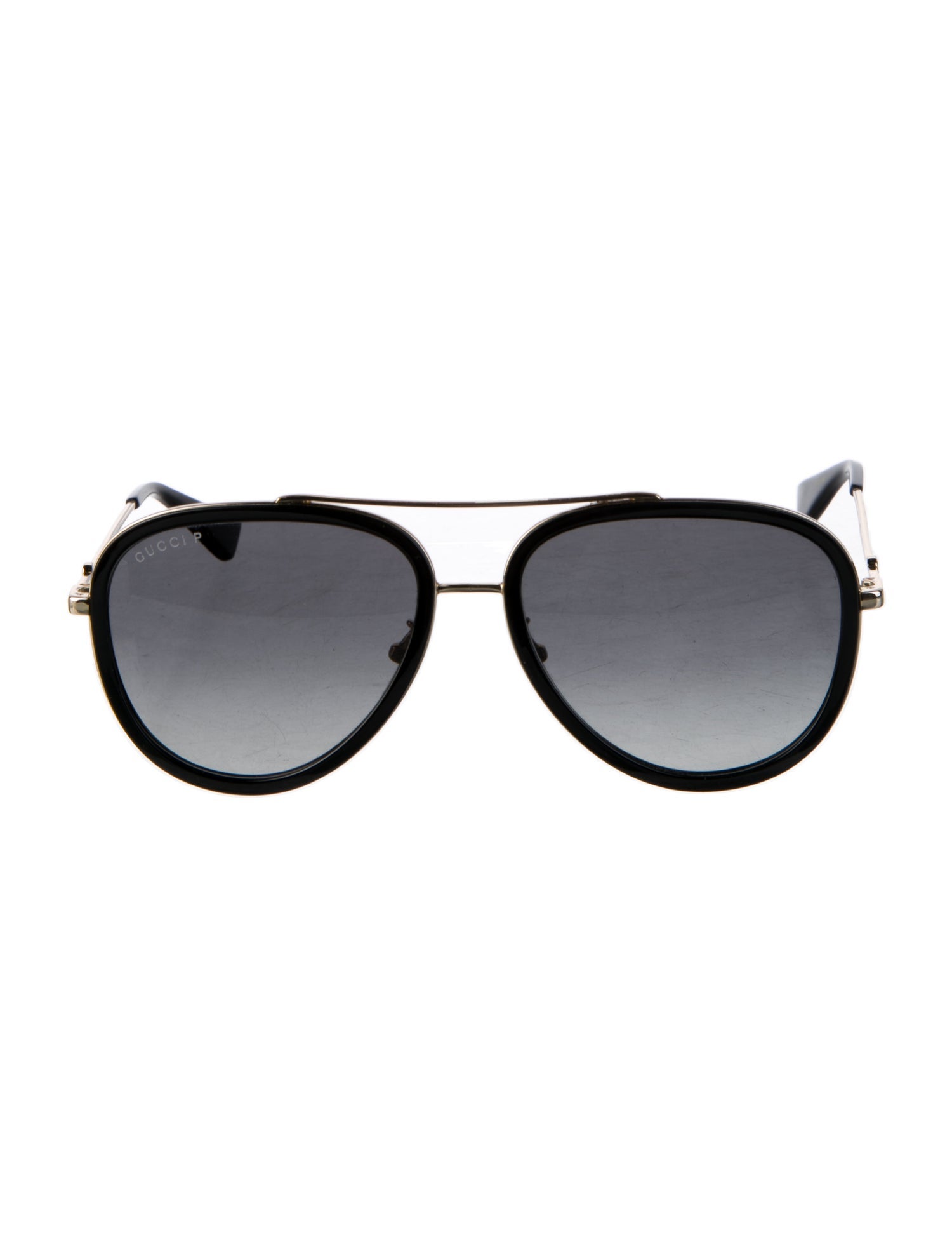 Gucci Interlocking G Logo Aviator Sunglasses