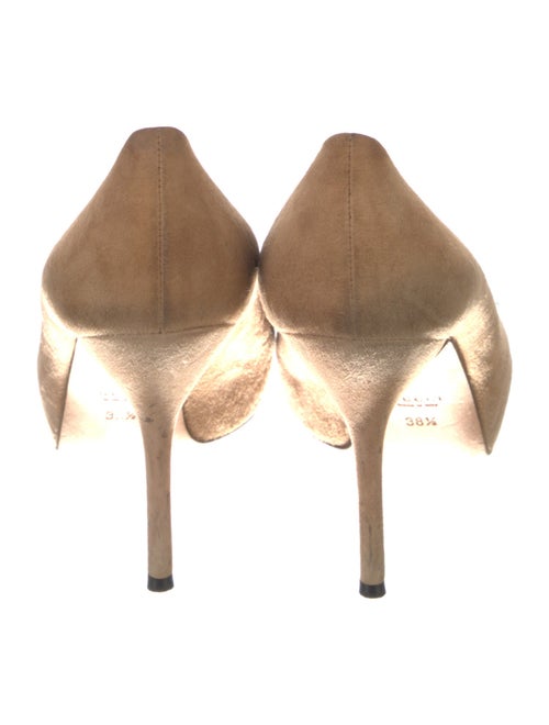 Gucci Interlocking G Logo Suede Pumps