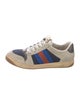 Gucci Leather Colorblock Pattern Sneakers