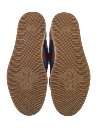 Gucci Leather Colorblock Pattern Sneakers