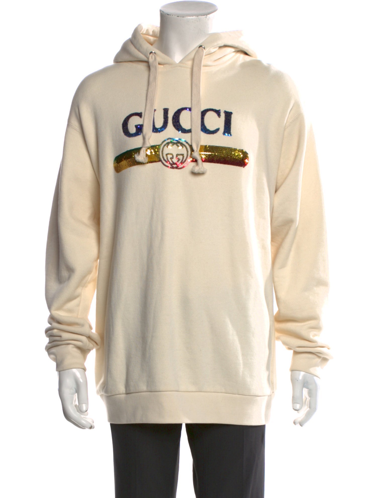 Gucci Interlocking G Logo Crew Neck Hoodie