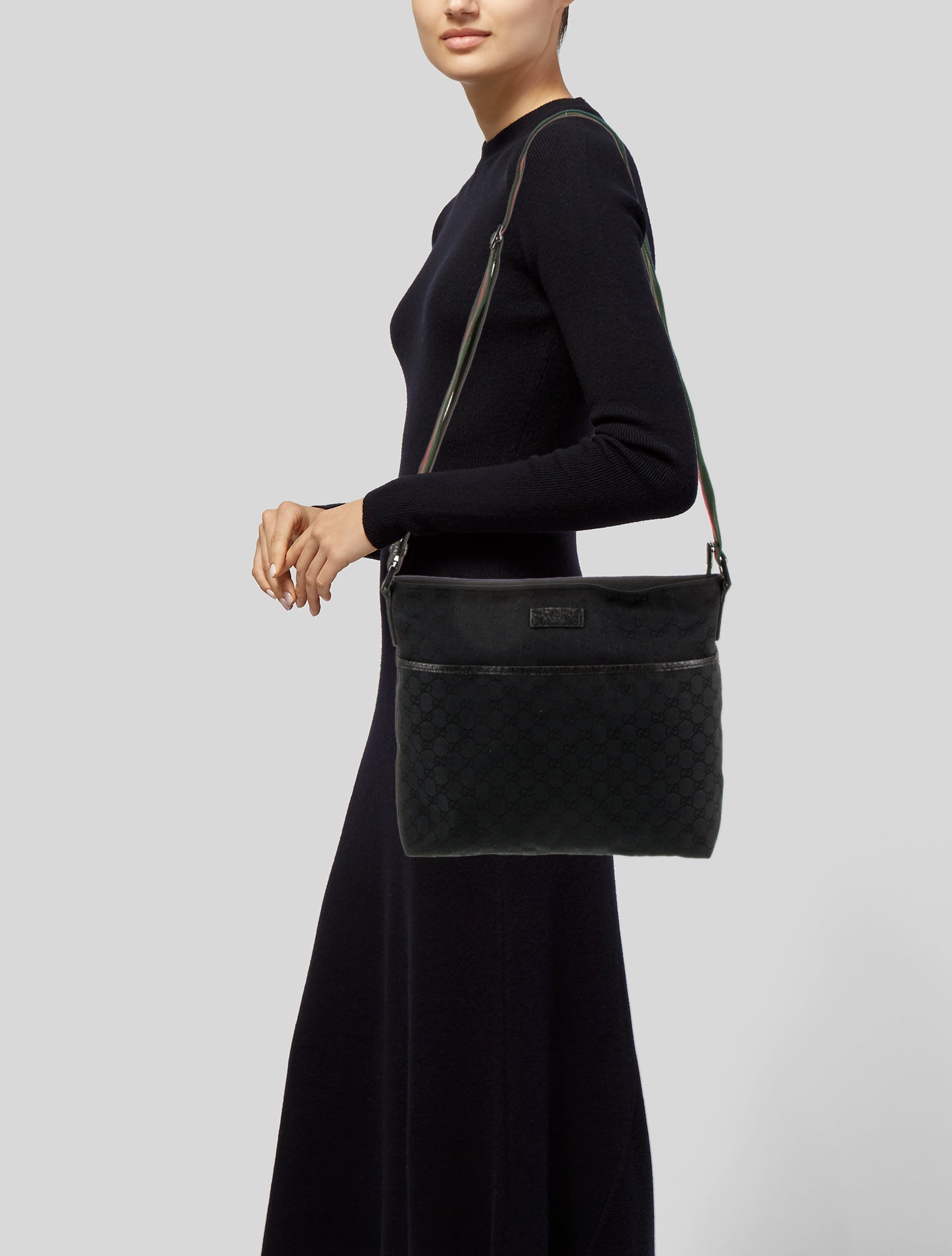 Gucci GG Canvas Messenger Bag