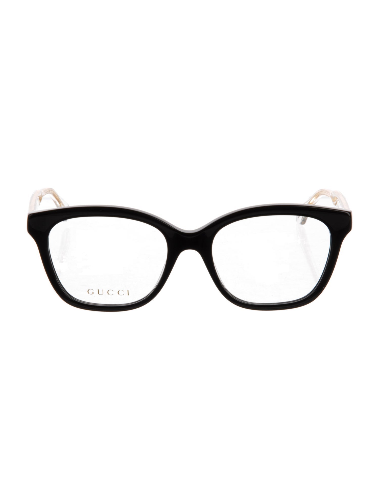 Gucci Web Accent Square Eyeglasses