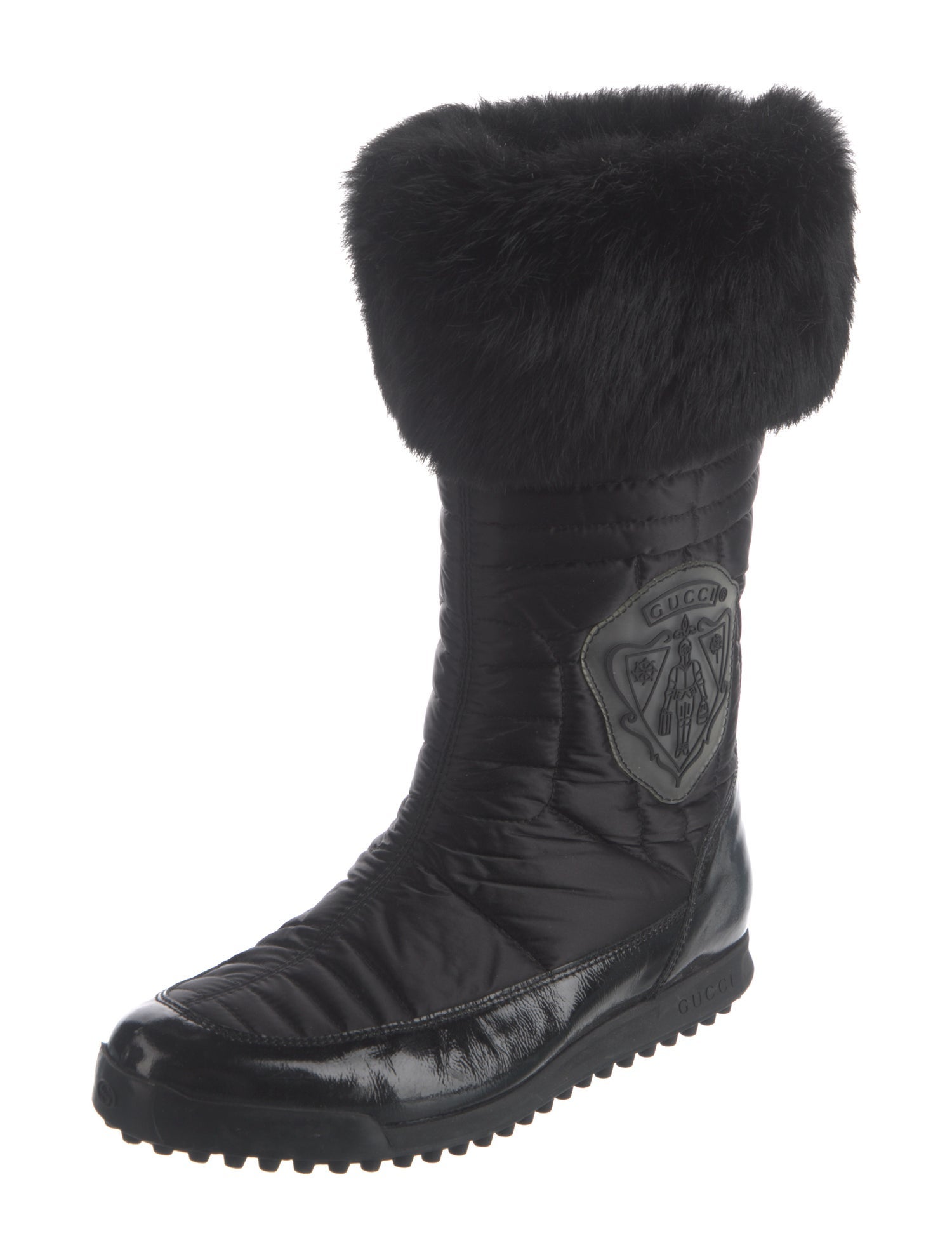 Gucci Hysteria Accent Nylon Rain Boots