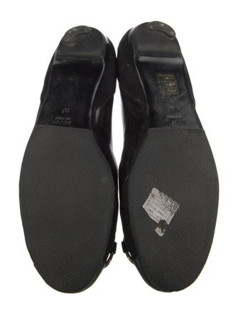 Gucci Horsebit Accent Patent Leather Flats