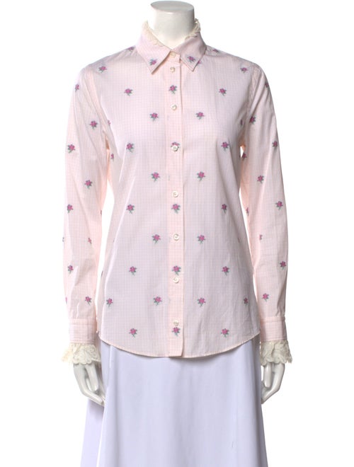 Gucci 2016 Printed Button-Up Top