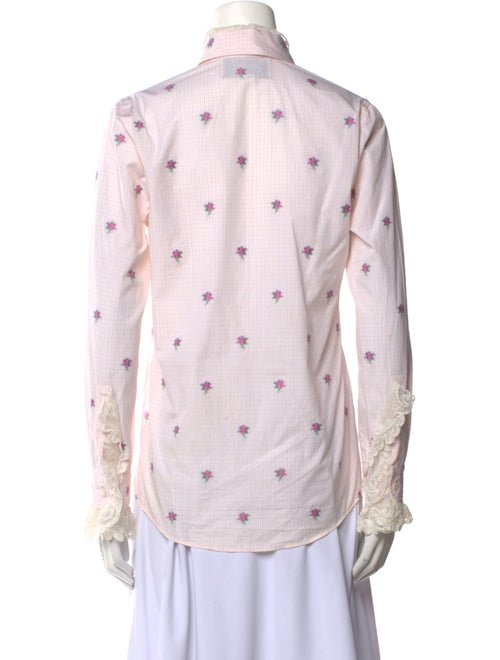 Gucci 2016 Printed Button-Up Top