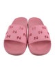 Gucci Interlocking G Logo Rubber Slides