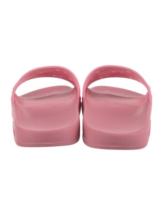 Gucci Interlocking G Logo Rubber Slides