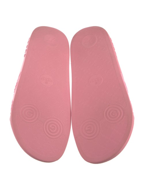 Gucci Interlocking G Logo Rubber Slides