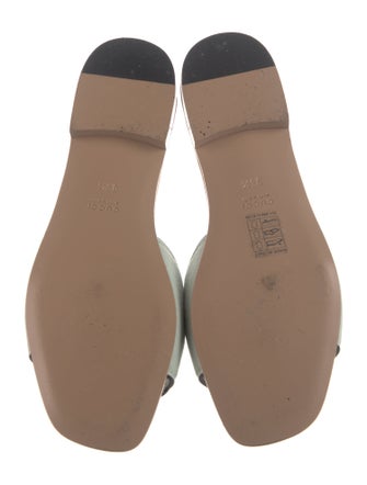 Gucci Interlocking G Logo Leather Slides