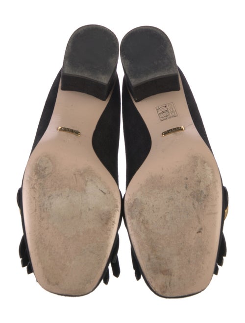 Gucci Double G Logo Suede Pumps