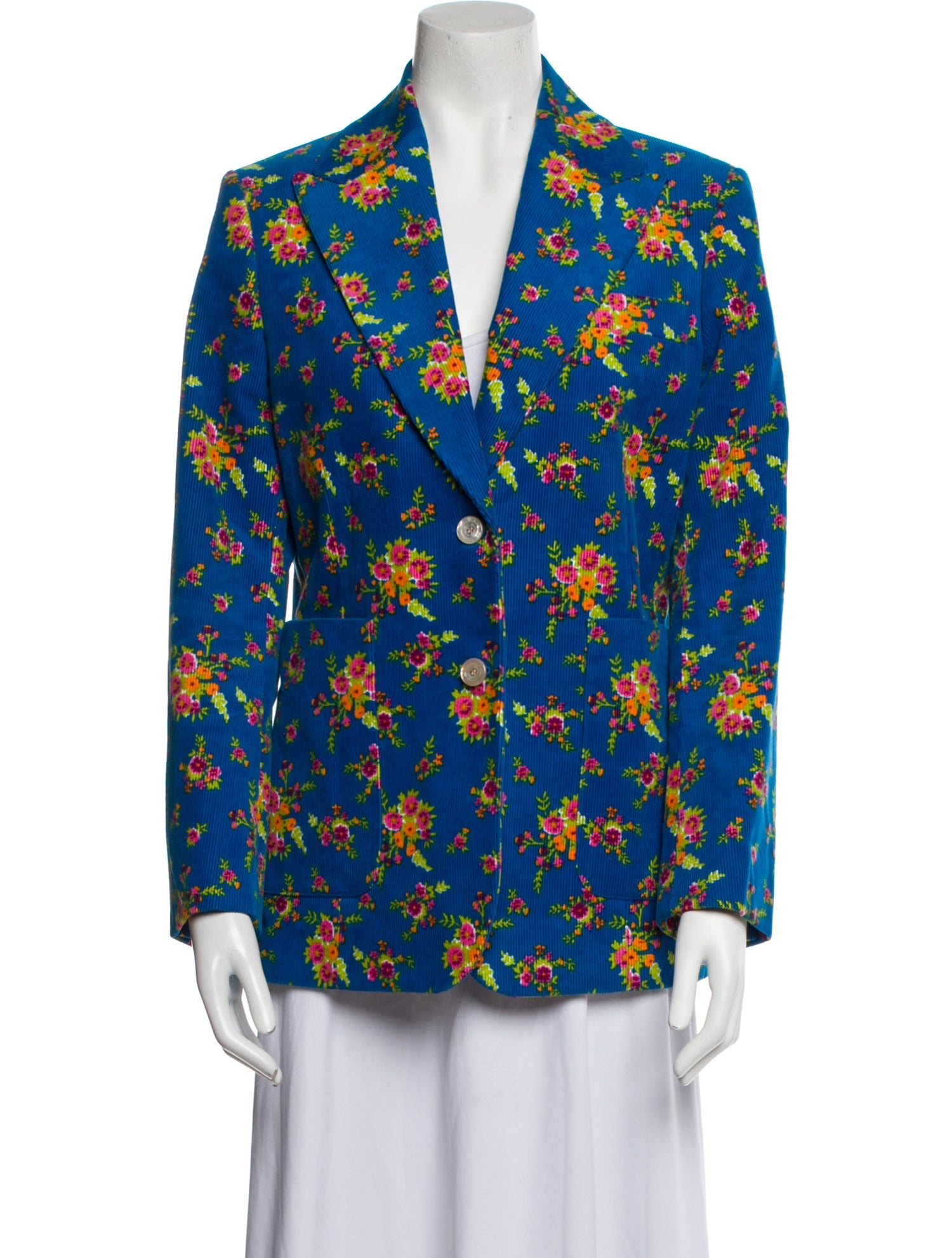 Gucci 2017 Floral Print Blazer