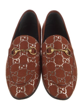 Gucci GG Canvas Canvas Loafers