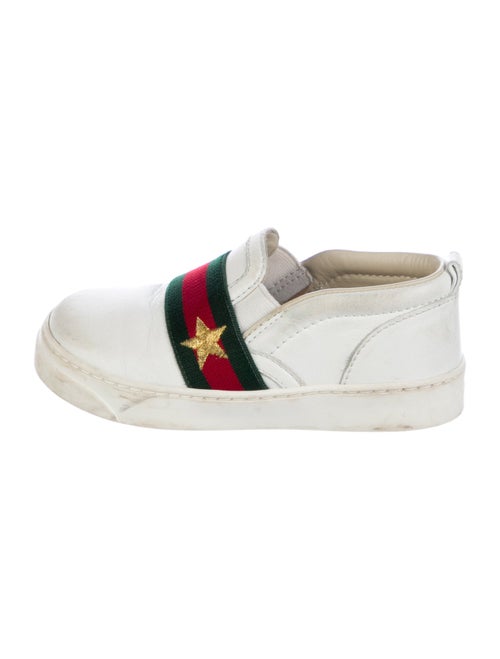 Gucci Kids' Web Slip-On Sneakers