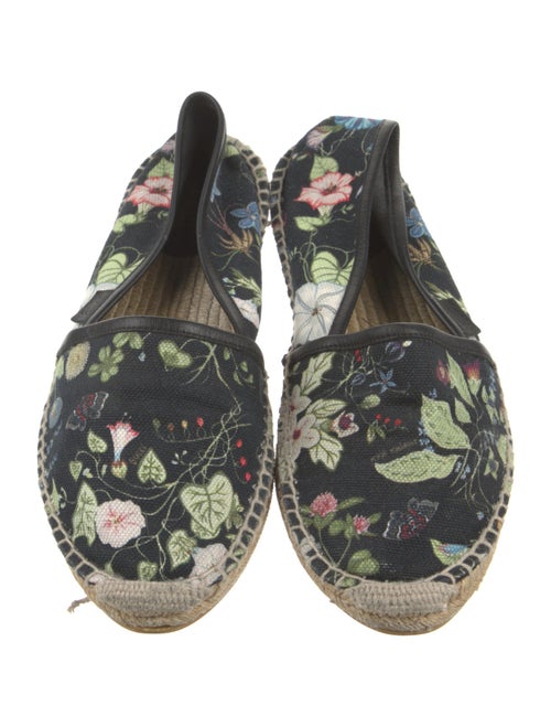 Gucci Flora Print Canvas Espadrilles