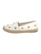 Gucci Bee Accent Leather Espadrilles