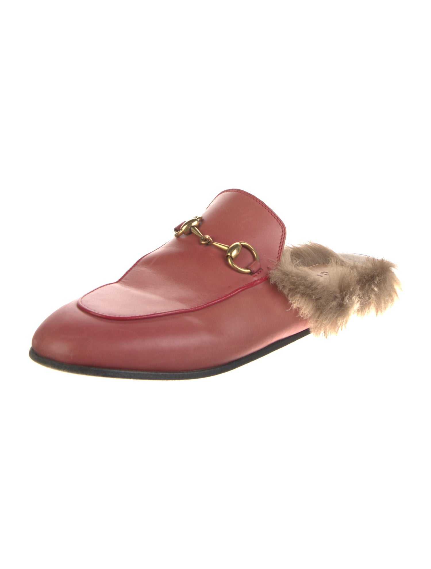 Gucci Princetown Horsebit Accent Mules