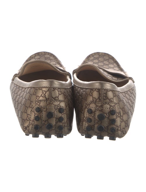 Gucci Microguccissima Pattern Embossed Leather Loafers