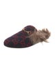 Gucci GG Logo Wool Mules