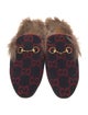 Gucci GG Logo Wool Mules