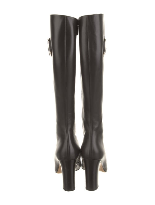 Gucci Hasler Horsebit Accent Leather Boots