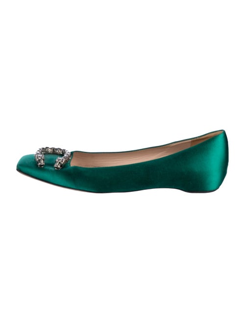 Gucci Dionysus Accent Satin Flats
