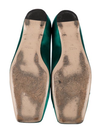 Gucci Dionysus Accent Satin Flats