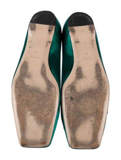 Gucci Dionysus Accent Satin Flats