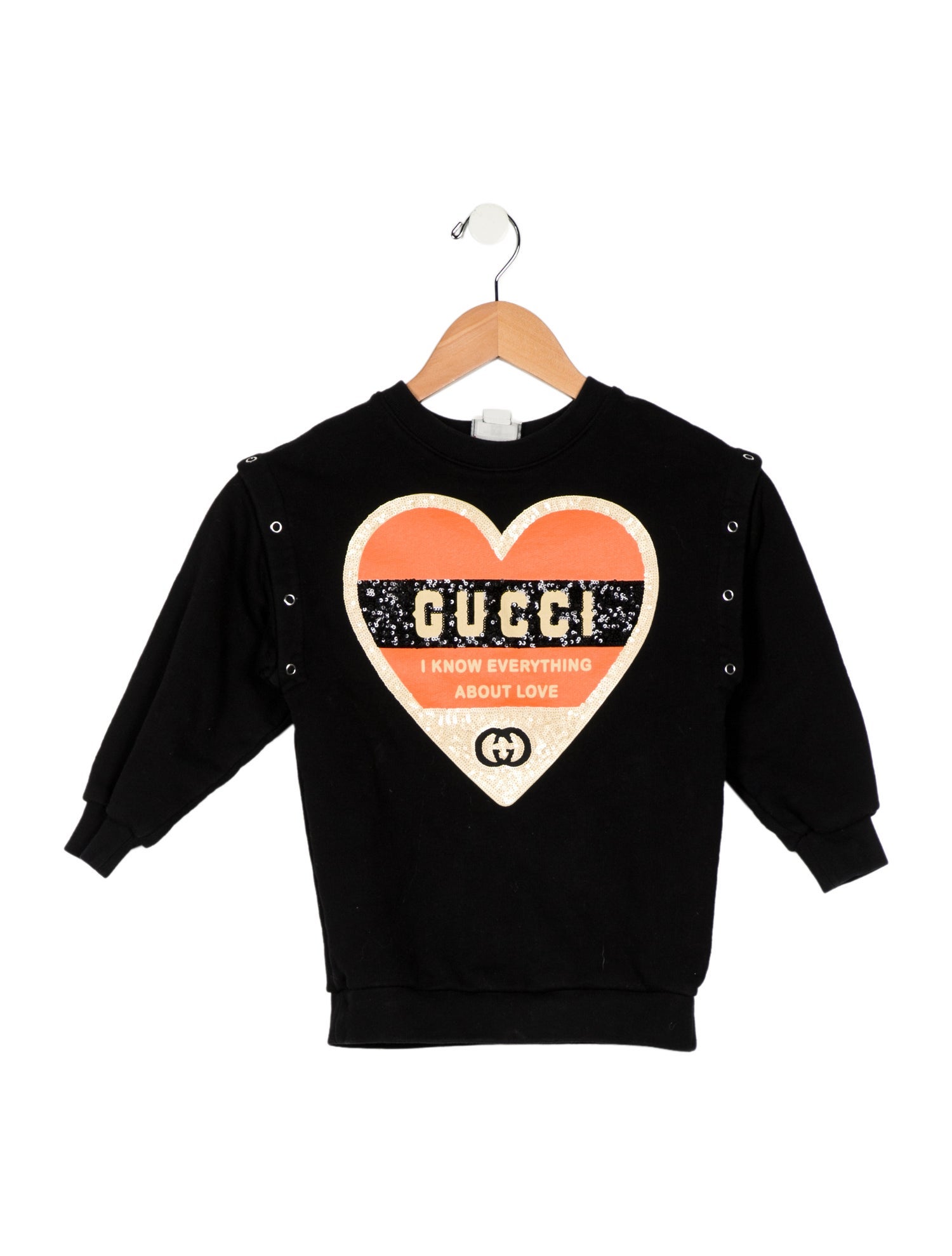 Gucci Toddler Girls' Graphic Print Sequin Embellished Sweatshirt