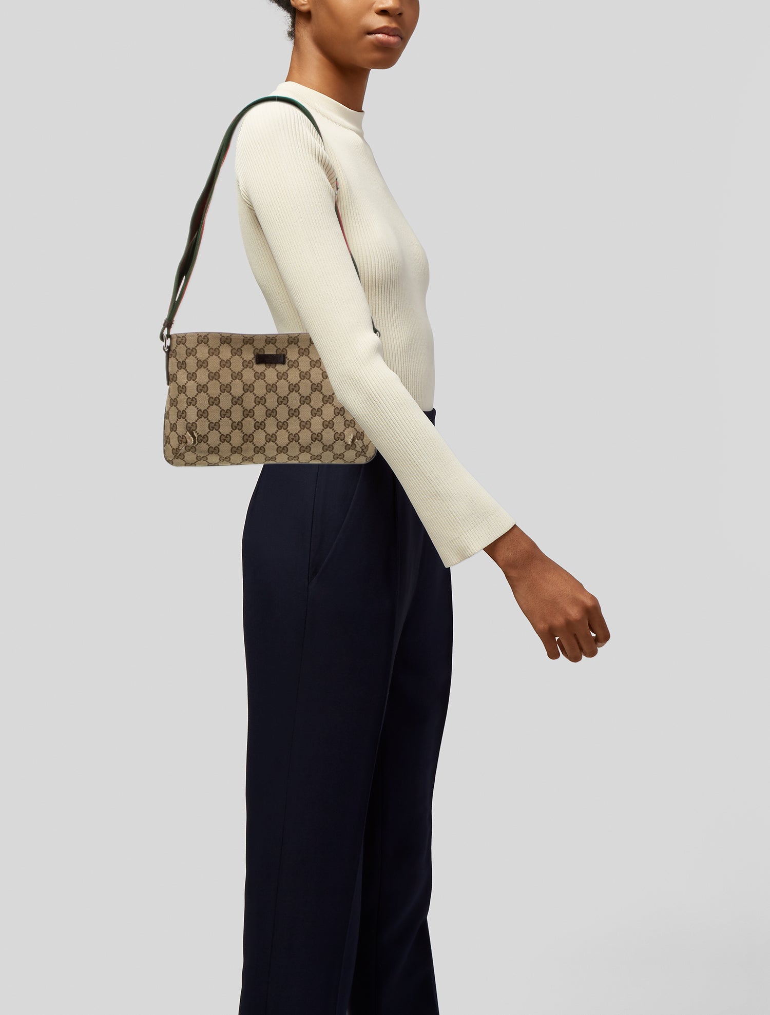 Gucci GG Canvas Shoulder Bag