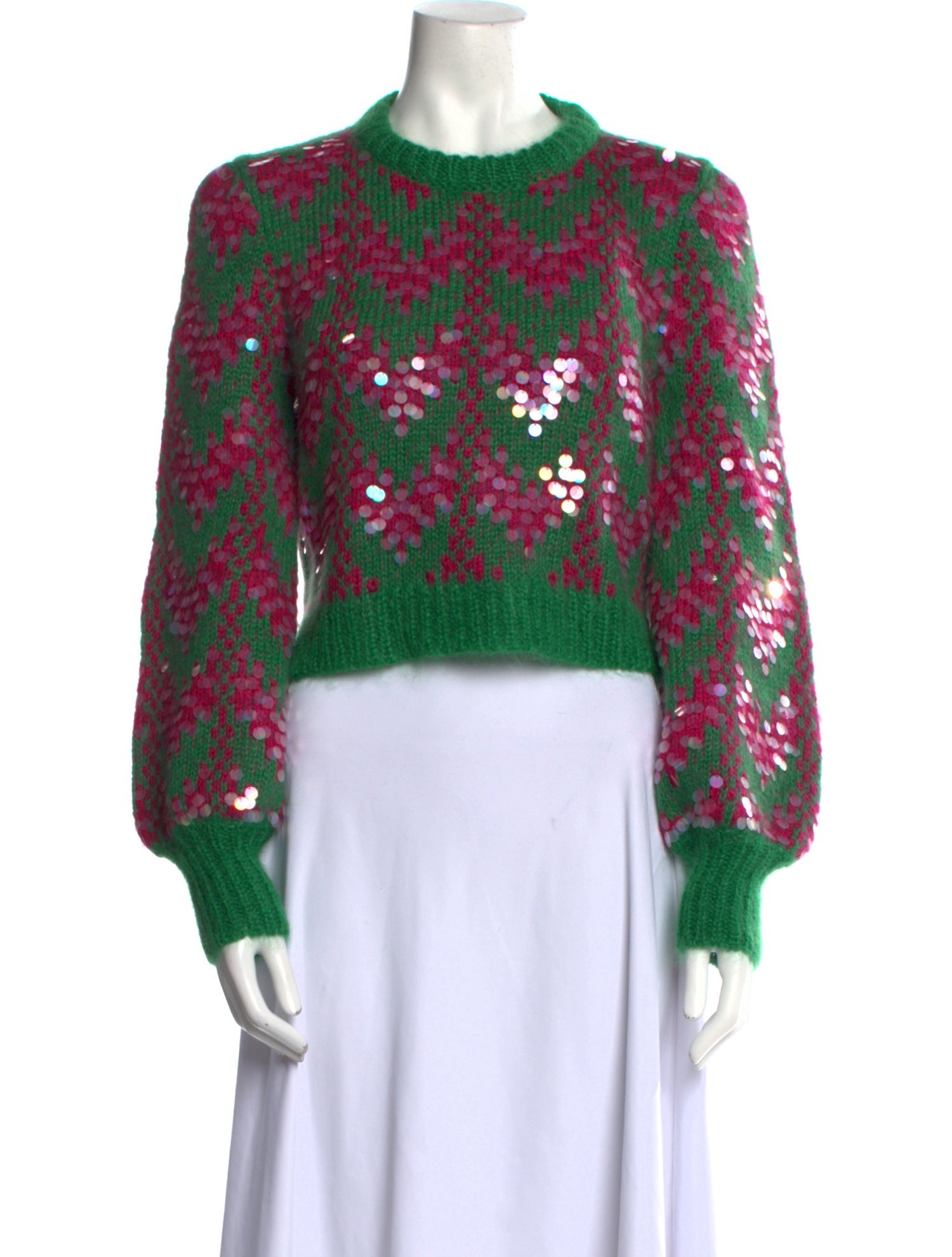 Gucci Mohair Printed Sweater