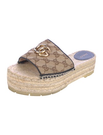 Gucci GG Canvas Canvas Espadrilles