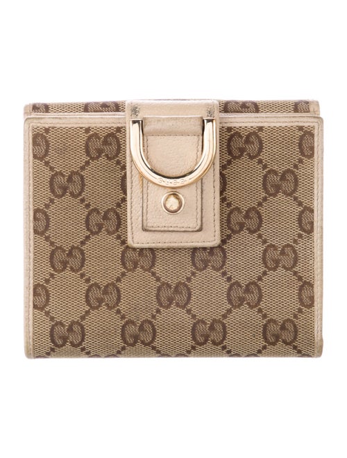 Gucci GG Canvas Canvas Compact Wallet