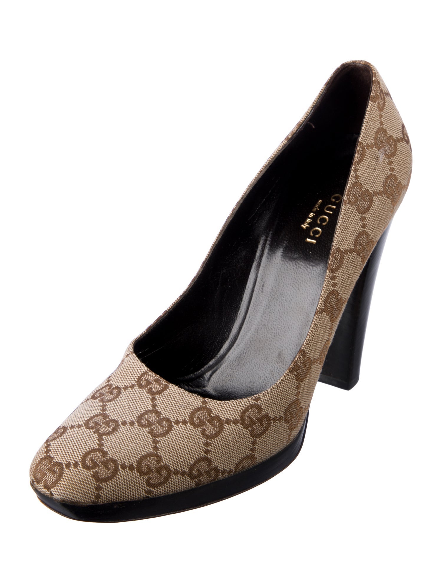 Gucci GG Canvas Canvas Pumps