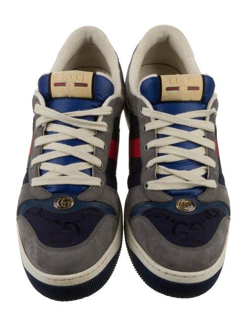 Gucci GG Canvas Leather Sneakers