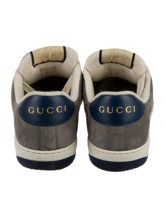 Gucci GG Canvas Leather Sneakers